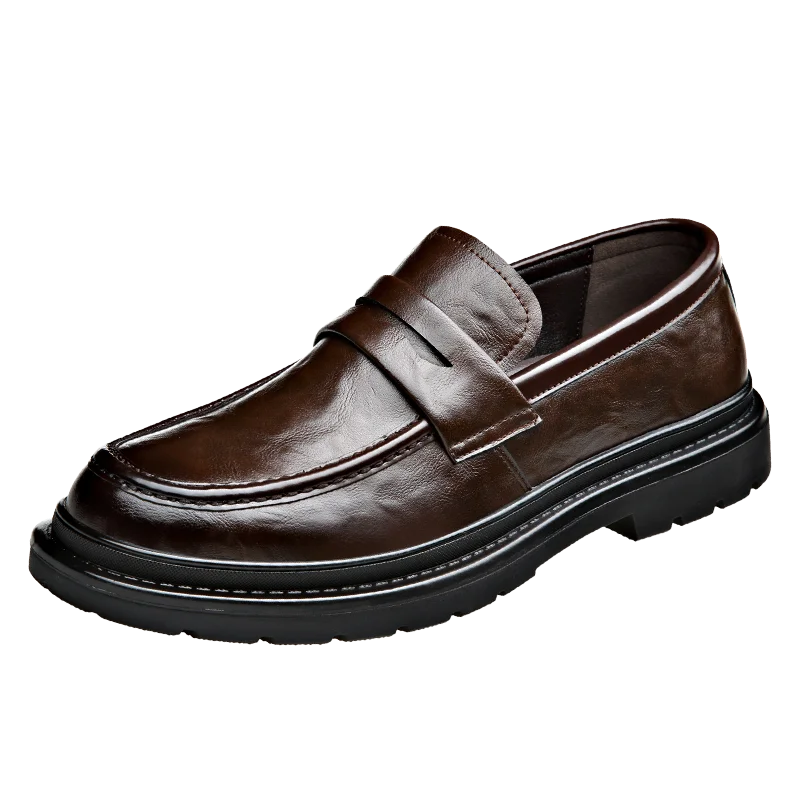 Mocassim Masculino Clássico em Couro – Slip On Artesanal
