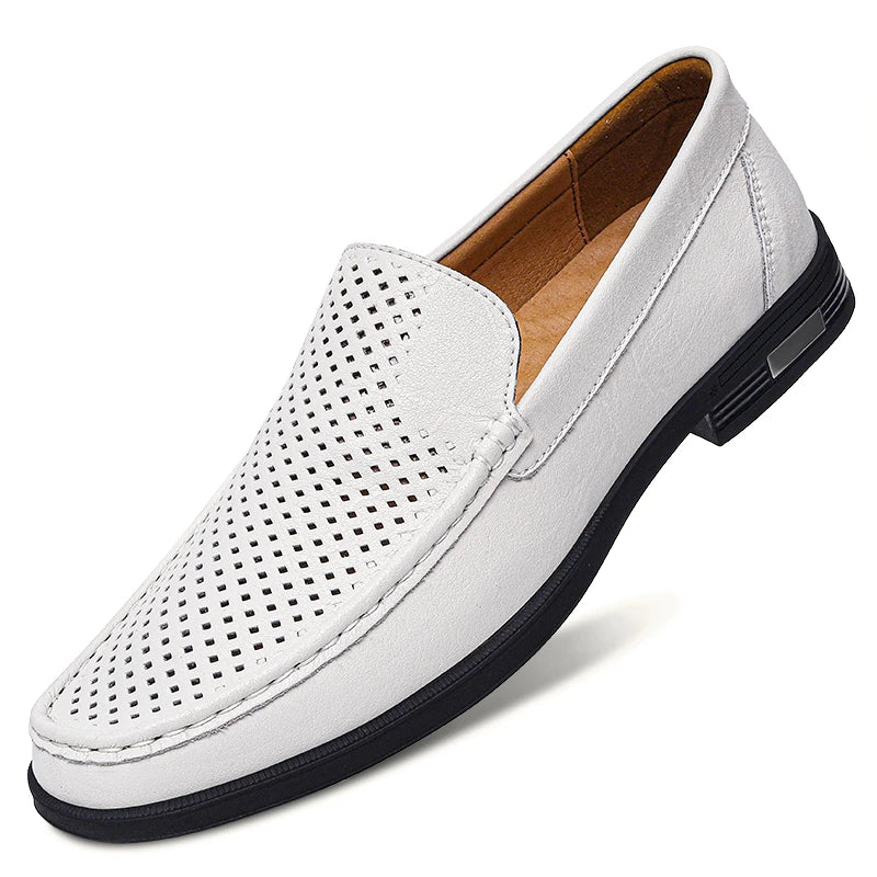 Mocassim Elegance Ferraz – Couro Slip On Confortável
