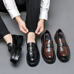 Mocassim Masculino Casual Slip On em Couro Luxo