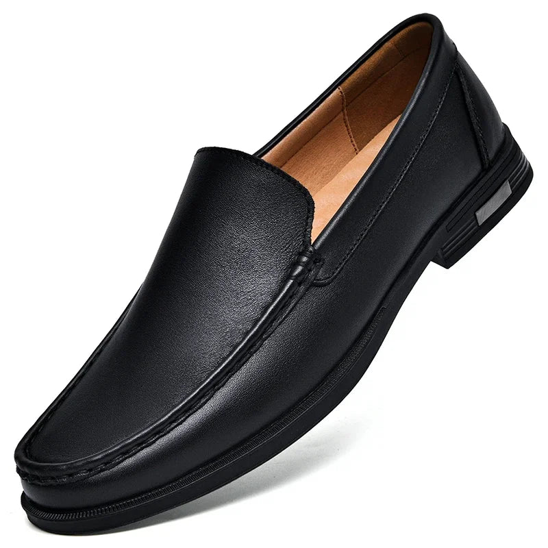 Mocassim Elegance Ferraz – Couro Slip On Confortável
