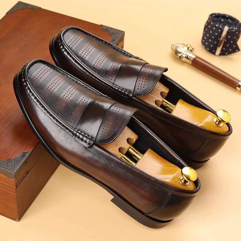 Sapato Social Masculino Windsor – Couro Legítimo Estilo Britânico