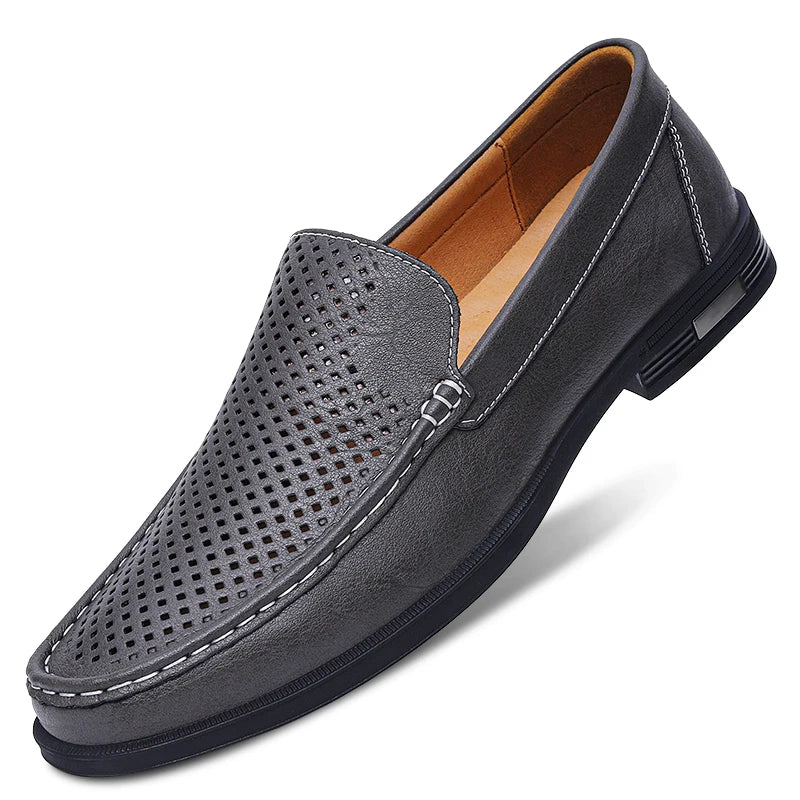 Mocassim Elegance Ferraz – Couro Slip On Confortável