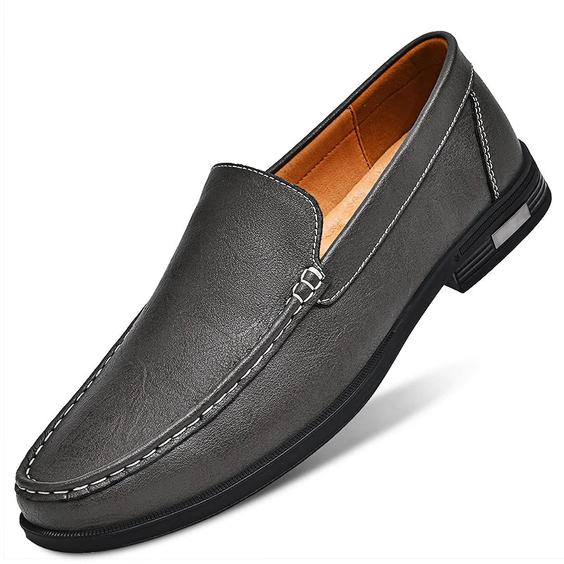 Mocassim Elegance Ferraz – Couro Slip On Confortável