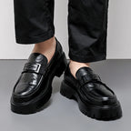 Mocassim Masculino Casual Slip On em Couro Luxo