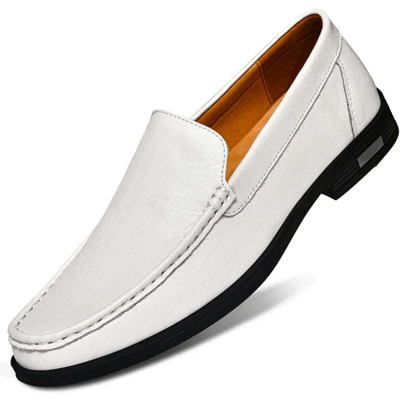 Mocassim Elegance Ferraz – Couro Slip On Confortável