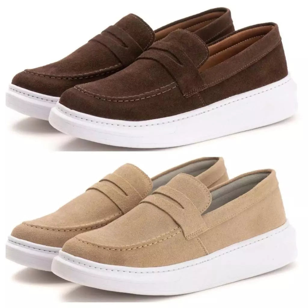 Kit 2 Pares de Oxford Masculino em Couro