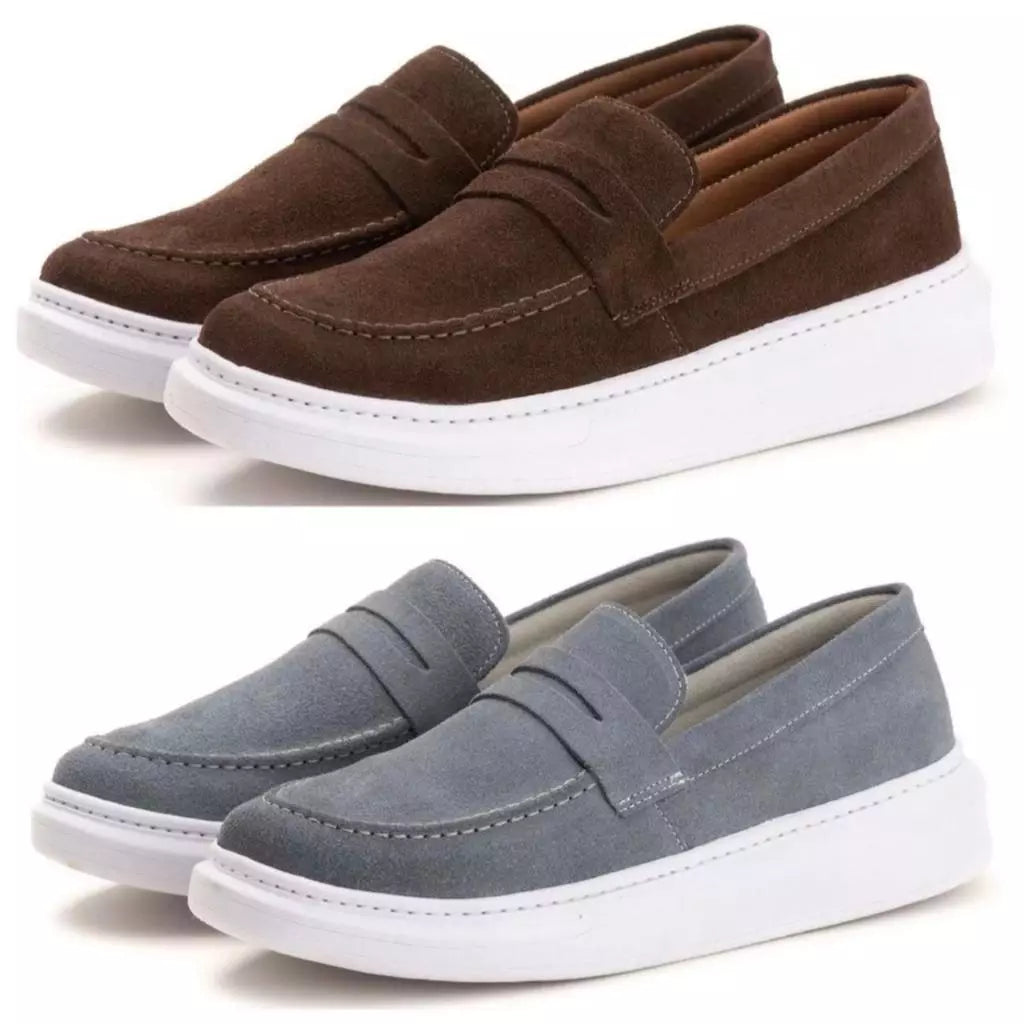 Kit 2 Pares de Oxford Masculino em Couro