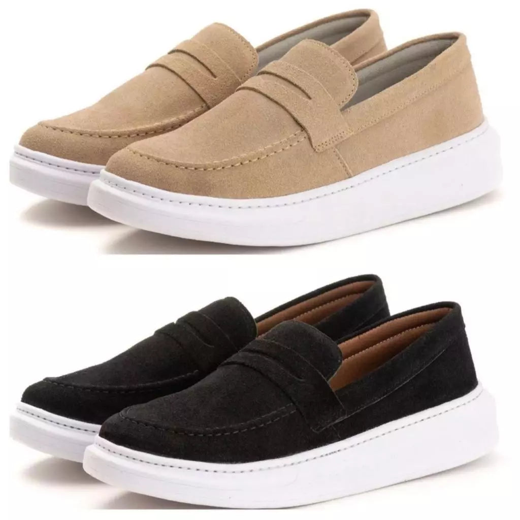 Kit 2 Pares de Oxford Masculino em Couro