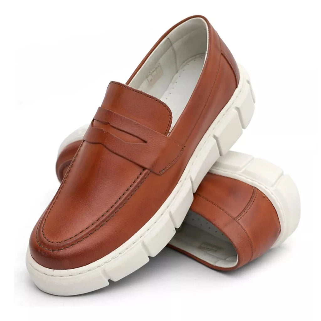 Mocassim Masculino Slip On Tratorado