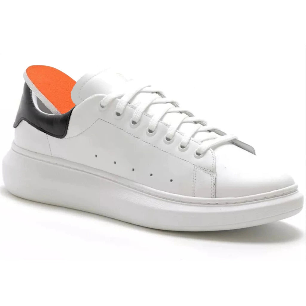 Tênis Masculino Branco Oversized Plataforma – Casual Confortável